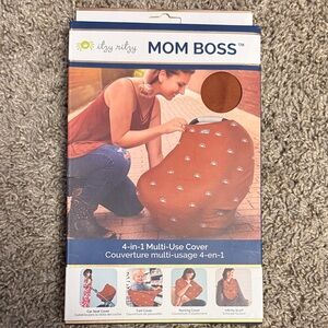 Itzy Ritzy Mom Boss 4-in-1 Cover - Rust with White Daisies